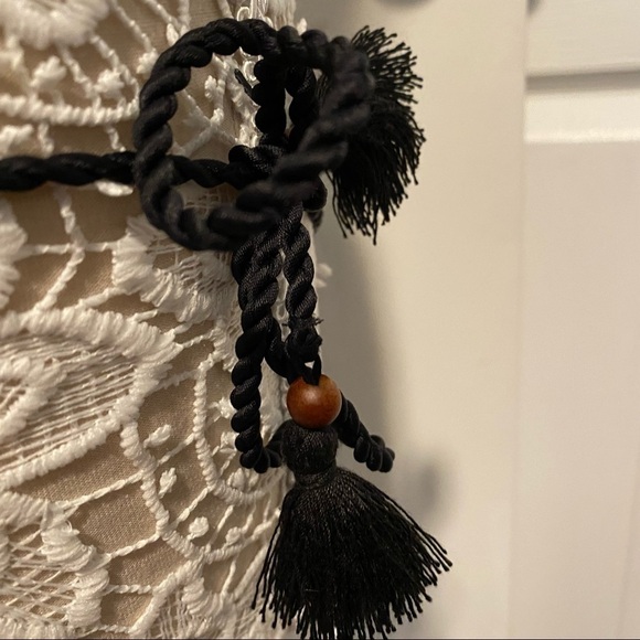 Victoria’s Secret bikini (M) and top (36C) padded push-up crochet black … - Picture 10 of 16